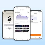 Tronsmart SOUNFII Q20S Hybrid ANC trådløse hovedtelefoner med aktiv støjreduktion - hvid
