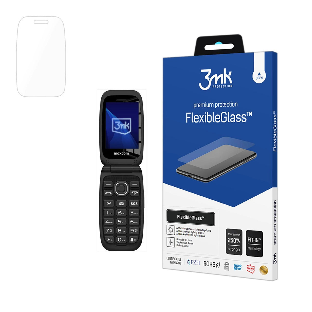 Hybridglas 3mk FlexibleGlass på Maxcom Comfort MM828