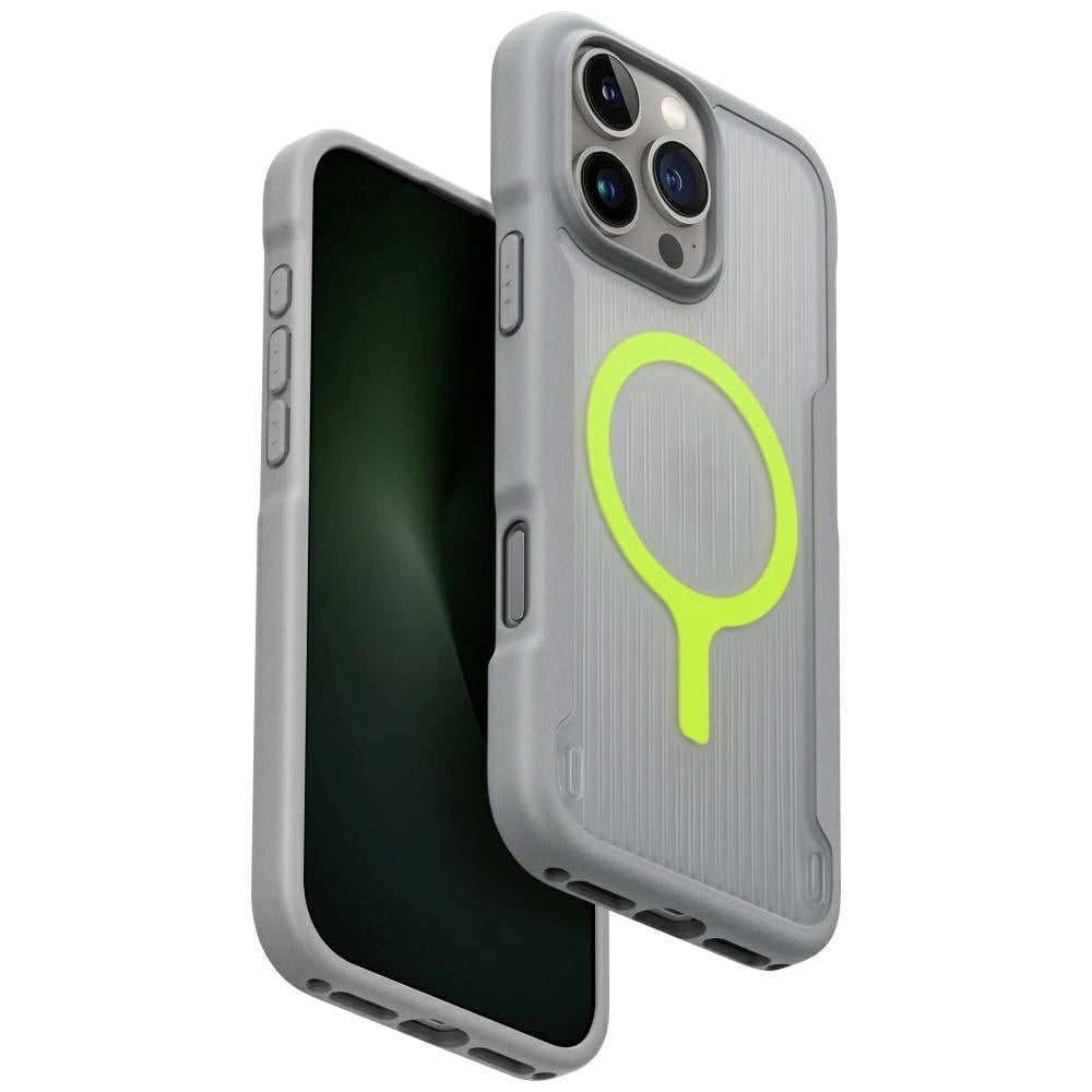 Uniq Combat Active Magclick opladningsfodral til iPhone 16 Pro Max - Grå