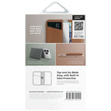 Uniq Lyden DS RFID Magnetic Wallet med telefonstativ - brun