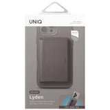 Uniq Lyden DS RFID Magnetic Wallet med Telefonstativ - Grå