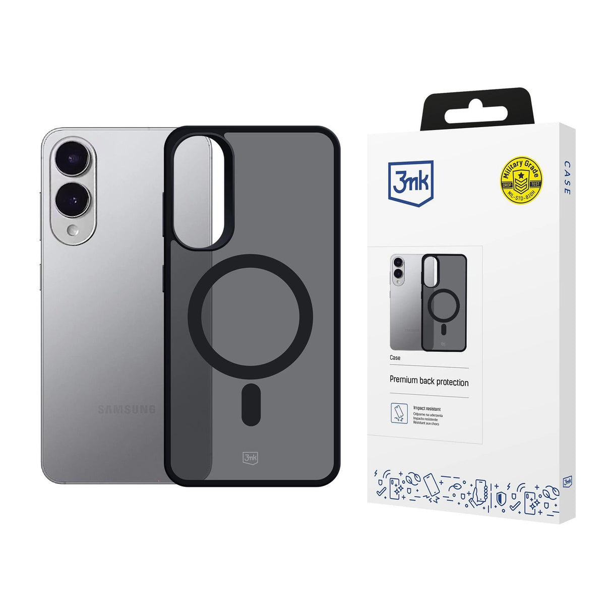 3mk Smoke MagCase Samsung Galaxy S25 Edge - sort
