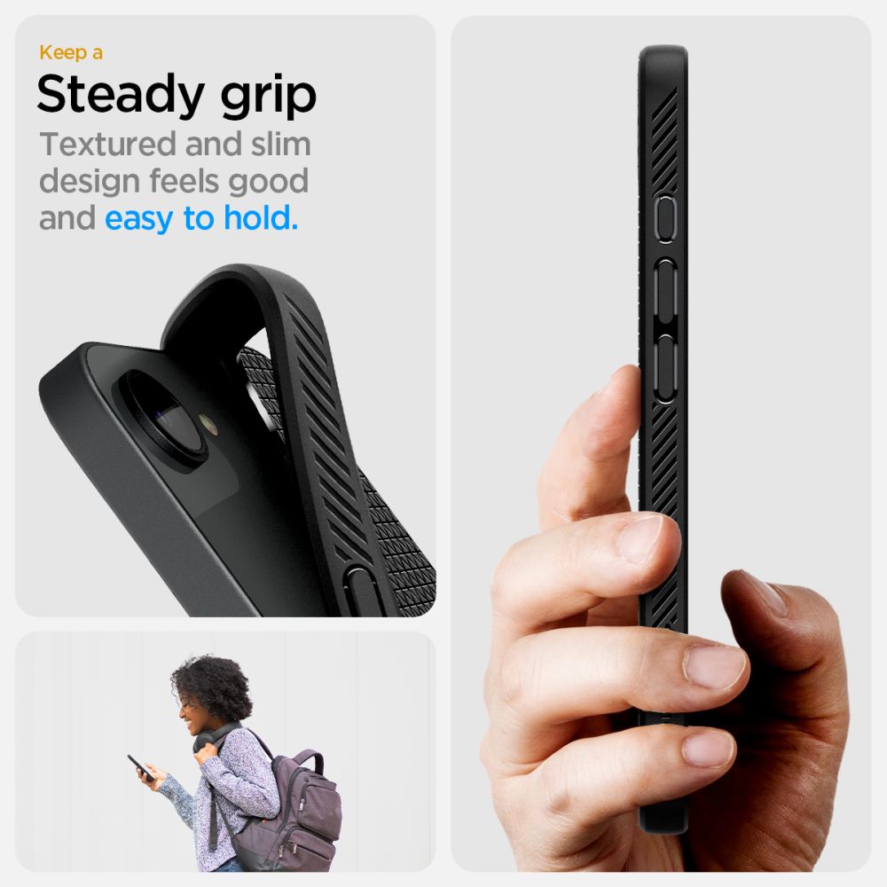 Spigen Liquid Air Mag MagSafe Case for iPhone 16e / 17e - Matte Black