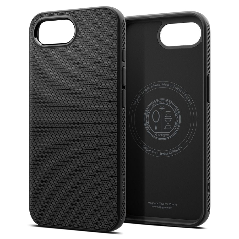Spigen Liquid Air Mag MagSafe Case for iPhone 16e / 17e - Matte Black