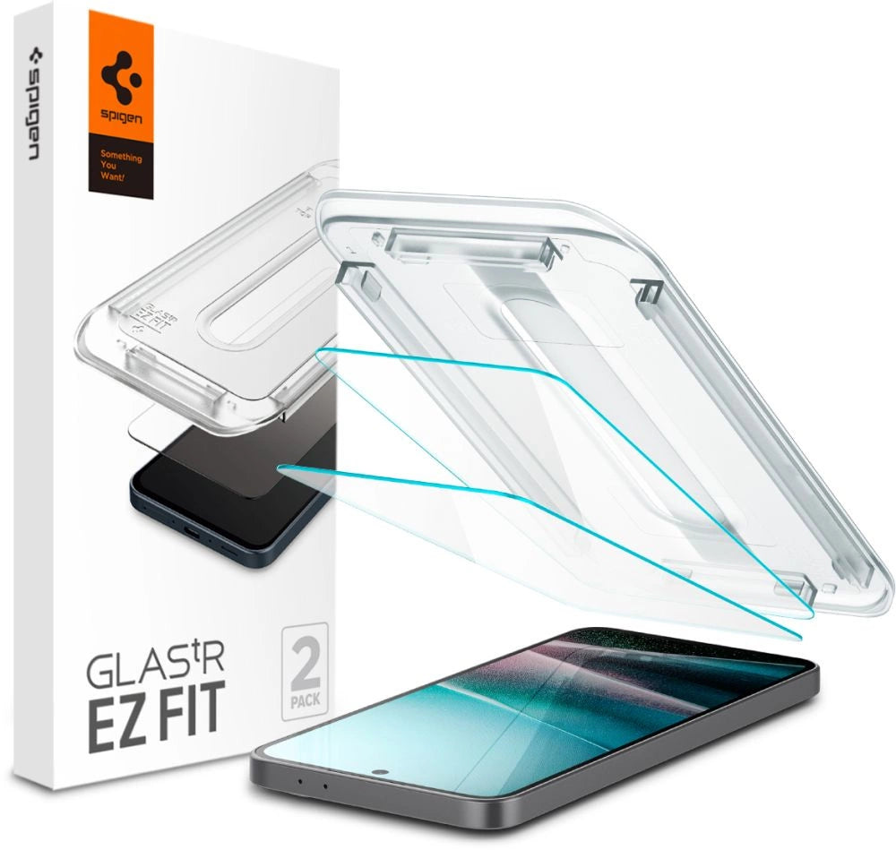 Spigen Glas.TR "Ez Fit" tempereret glas 2-pakke til Samsung Galaxy A36 5G - Transparent