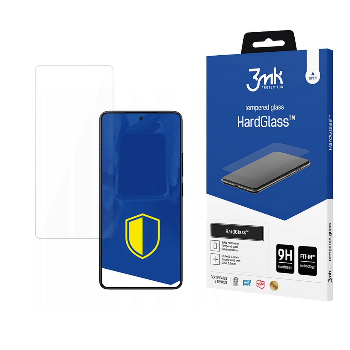 Hærdet glas 3mk HardGlass til Xiaomi Poco F7 Pro / Xiaomi Poco F7 Ultra