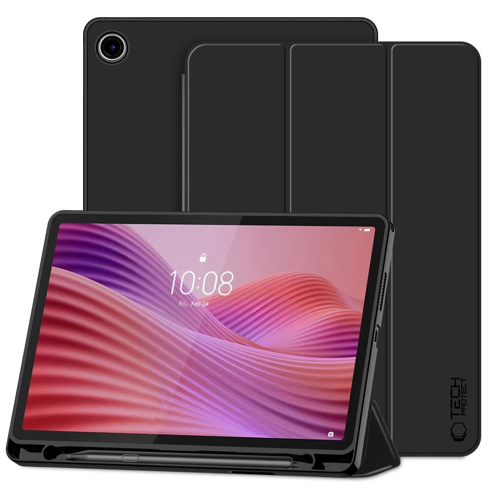 Tech- Protect SmartCase Pen til Lenovo Tab 10. 1 TB-311 - sort