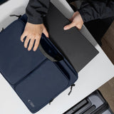 Tech-Protect Defender Bag til 17" Laptop - Navy Blue