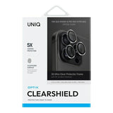Uniq Optix Clear Camera Lens Protector iPhone 16 Pro 6.3" / 16 Pro Max 6.9" krystalklart kamera-linseglas med applikator