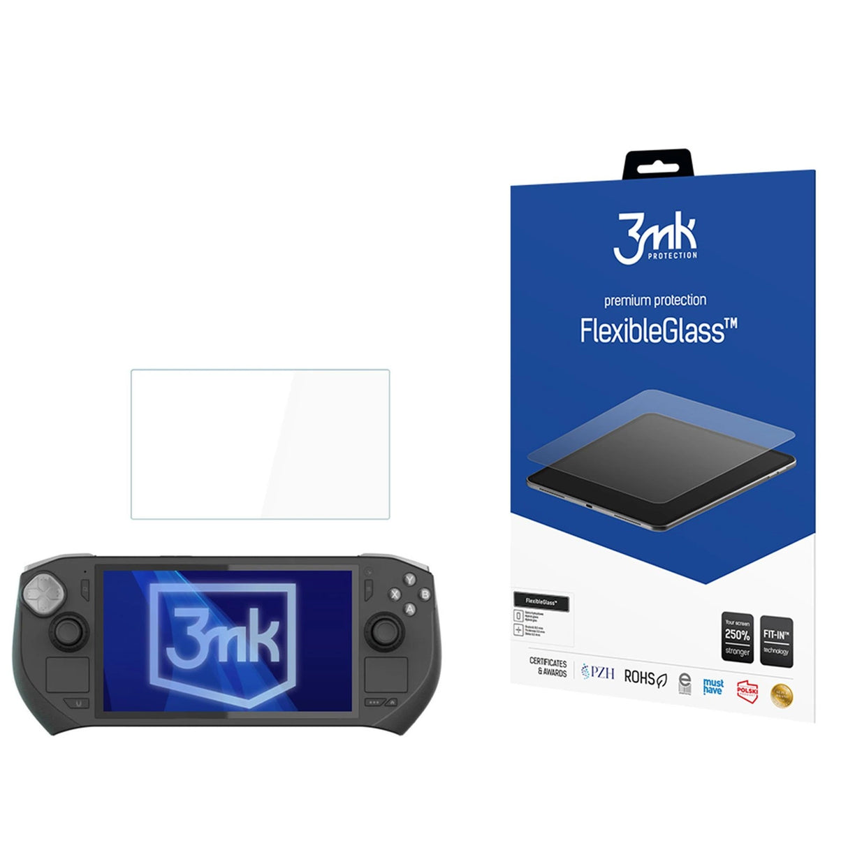 Hybrid glas 3mk FlexibleGlass til Zotac Gaming Zone - op til 8.3 "