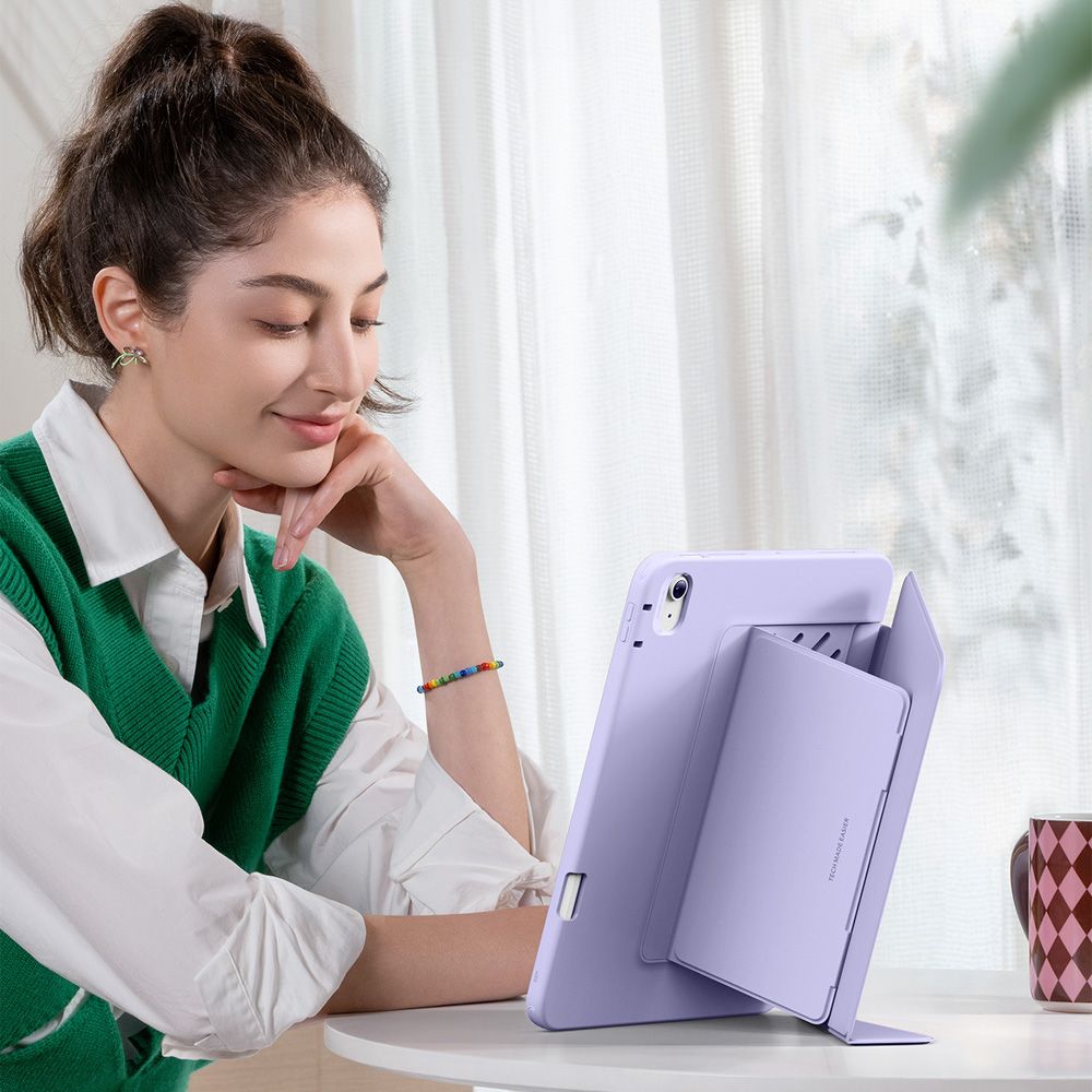 ESR Flip Hybrid Case til iPad 10.9" 2020-2022 (4. / 5. generation) / 11" 2024-2025 (6. / 7. generation) - Purple