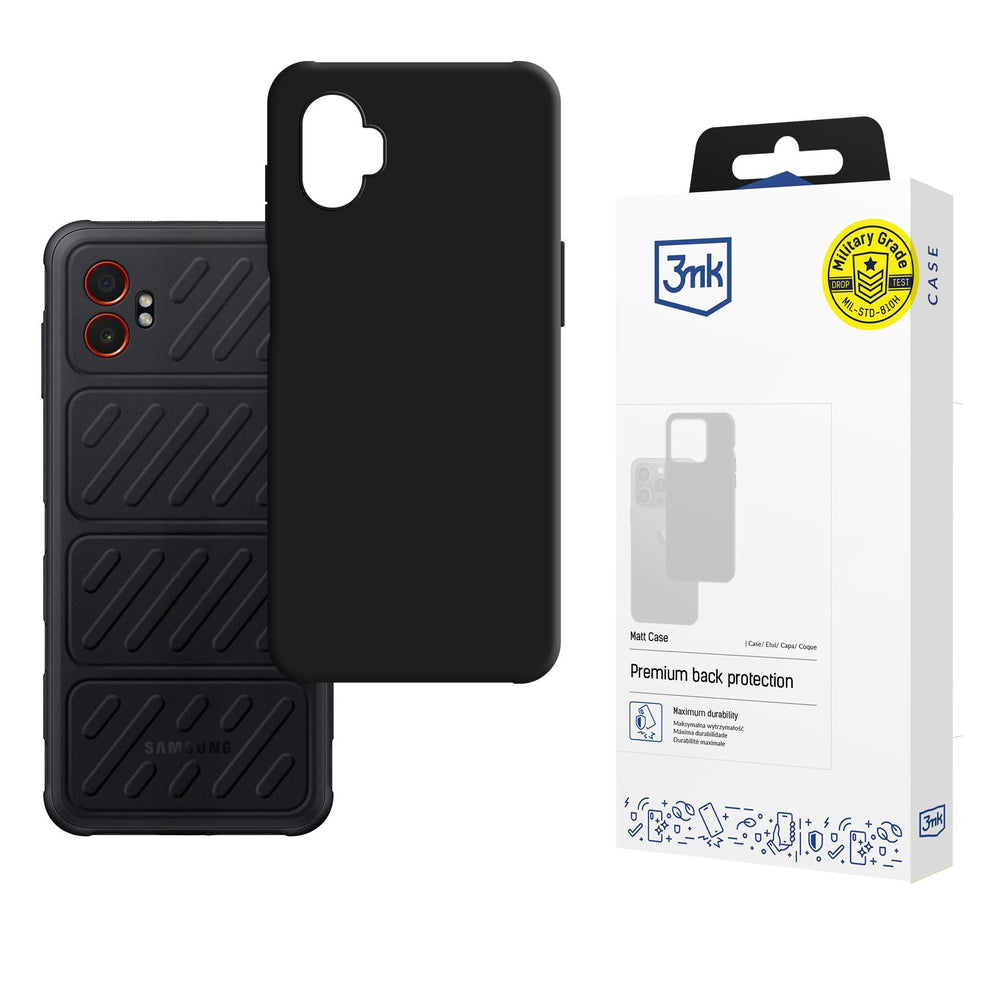 3mk Matt Case til Samsung Galaxy XCover 7 Pro - sort