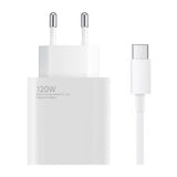 Xiaomi BHR9462EU 120W 6A USB-A Wall Charger med USB-C-kabel - hvid