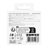 Xiaomi BHR9462EU 120W 6A USB-A Wall Charger med USB-C-kabel - hvid