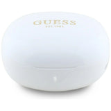 Guess Flat Classic Logo Elektroplateret TWS-hovedtelefoner - hvid