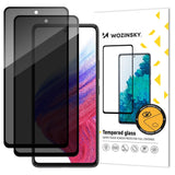 Wozinsky Privacy Glass Privacy Temperet glas til Xiaomi Redmi Note 14S, 2-pakke