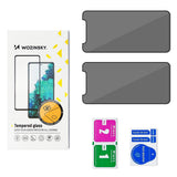 Wozinsky Privacy Glass Privacy Temperet glas til Xiaomi Redmi Note 14S, 2-pakke