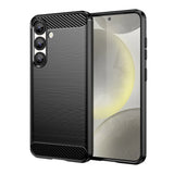 Carbon Case Flexible Silicone for Xiaomi 15 Pro - Black