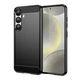 Carbon Case Fleksibel Silicone til Xiaomi Poco F7 Ultra - sort