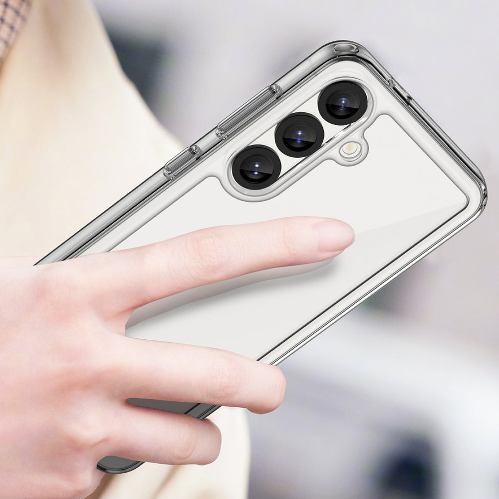 Outer Space Case med Gel Frame til Samsung Galaxy M16 5G - Klar