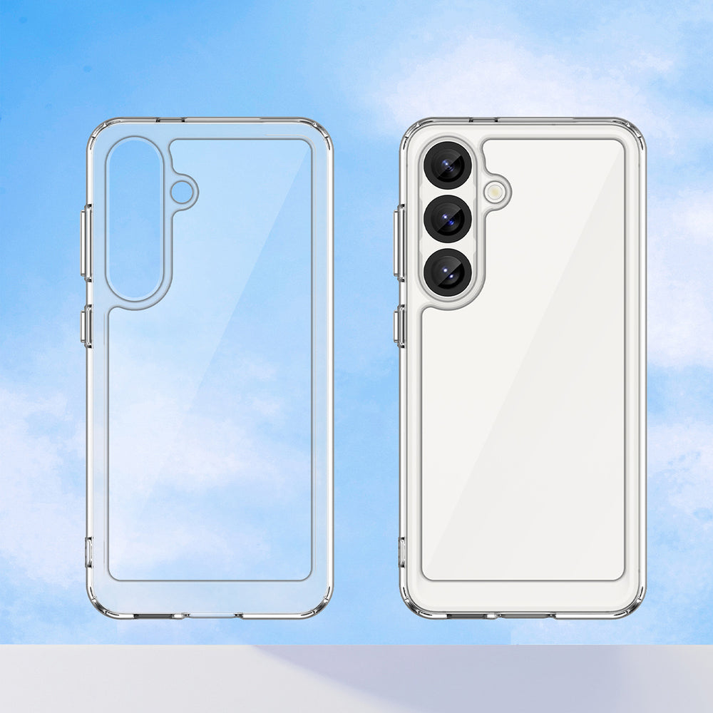 Outer Space Case med Gel Frame til Samsung Galaxy M16 5G - Klar
