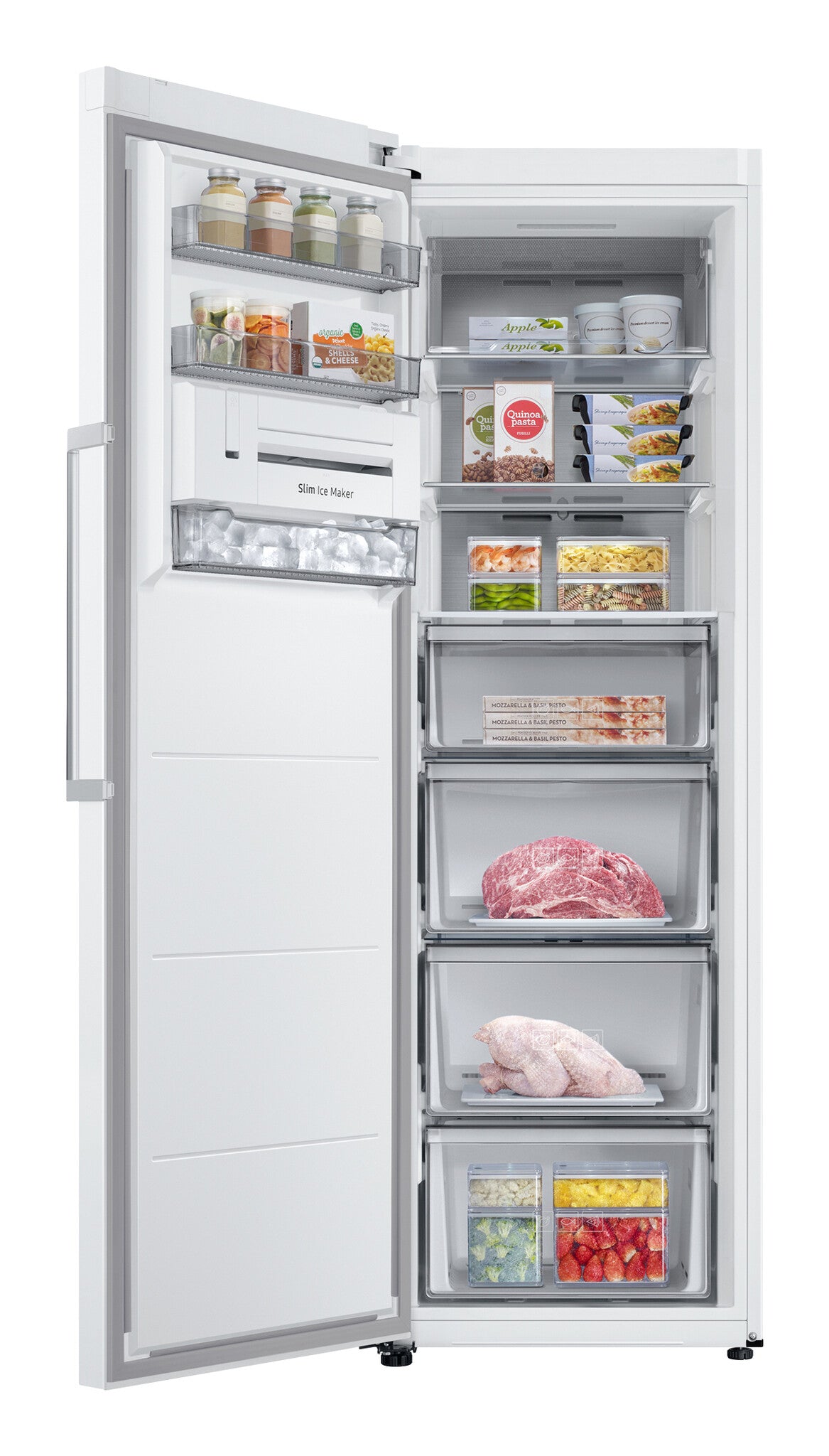 Samsung RZ32C7CBEWW Stående fryser Fritstående 323 L Hvid