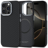 Tech-Protect Ion Carbon MagSafe iPhone 16 Pro Case - Black/Grey