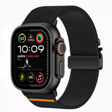 Tech-Protect Nylon Klem til Apple Watch 44 / 45 / 46 / 49 mm - sort