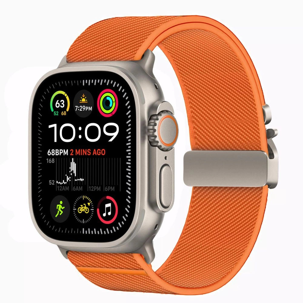 Tech-Protect Nylon-klops til Apple Watch 44/45/46/49 mm - orange