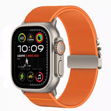 Tech-Protect Nylon-klops til Apple Watch 44/45/46/49 mm - orange