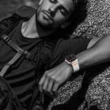 Tech-Protect Nylon Klem til Apple Watch 44 / 45 / 46 / 49 mm - Grå