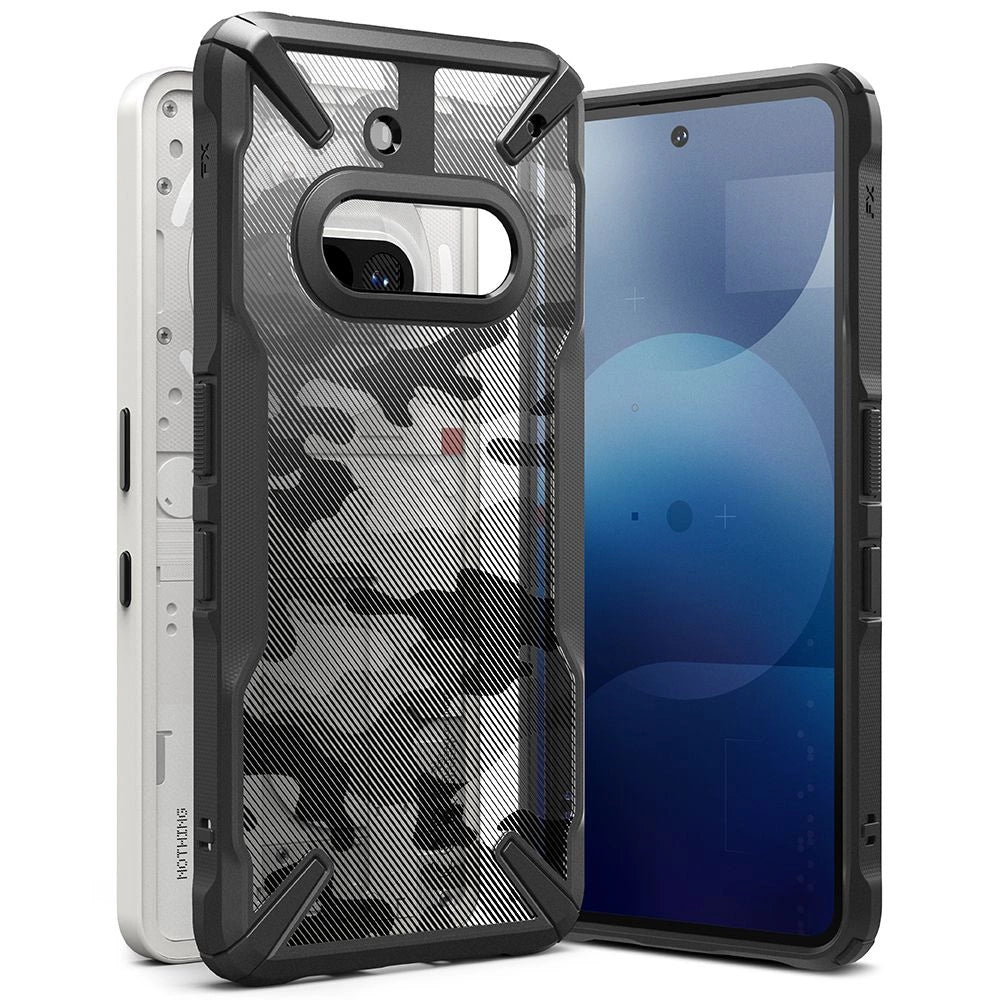 Ringke Fusion X Case for Nothing Telefon 3A - Clear Grey
