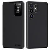 Tech-Protect Smart Wallet Case for Samsung Galaxy S25 Ultra - Matte Black