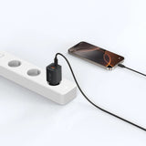 Tech-Protect NCM33W 2-port PD33W/QC3.0 vægoplader - sort