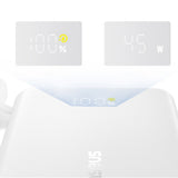 Baseus PicoGo 10000mAh 45W Powerbank with Built-in Cable and Display - White
