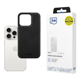 3mk Hardy Apple Silky Leather MagCase til Apple iPhone 15 Pro - sort