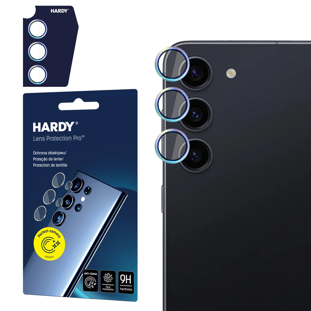 3mk HARDY Lens Protection Pro til Samsung Galaxy S24 - flerfarvet