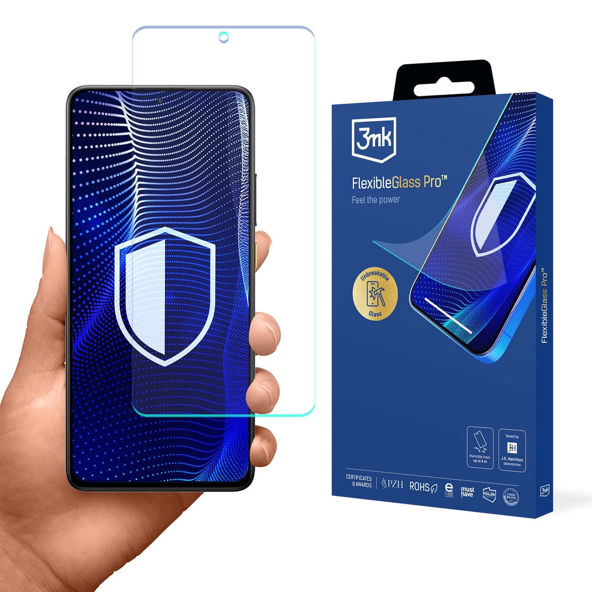 Hybridglas 3mk FlexibleGlass Pro til Xiaomi Poco X7 Pro