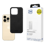 3mk Hardy Apple Silky Leather MagCase til Apple iPhone 14 Pro - sort
