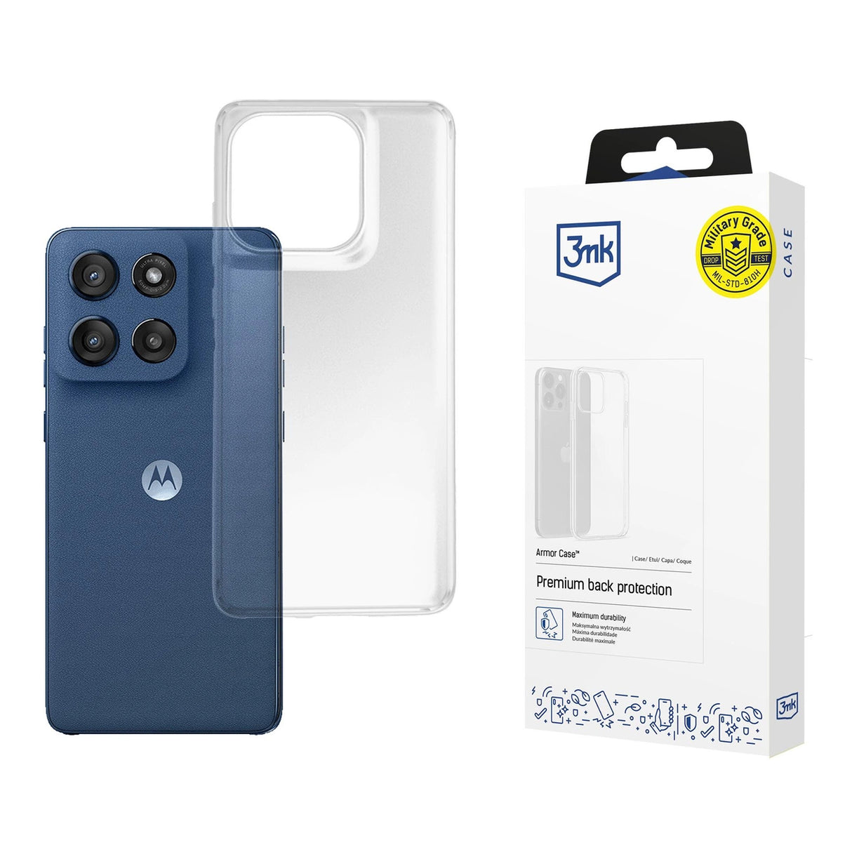 3mk Armor Case til Motorola Moto Edge 60 / 60 Fusion - Gennemsigtig