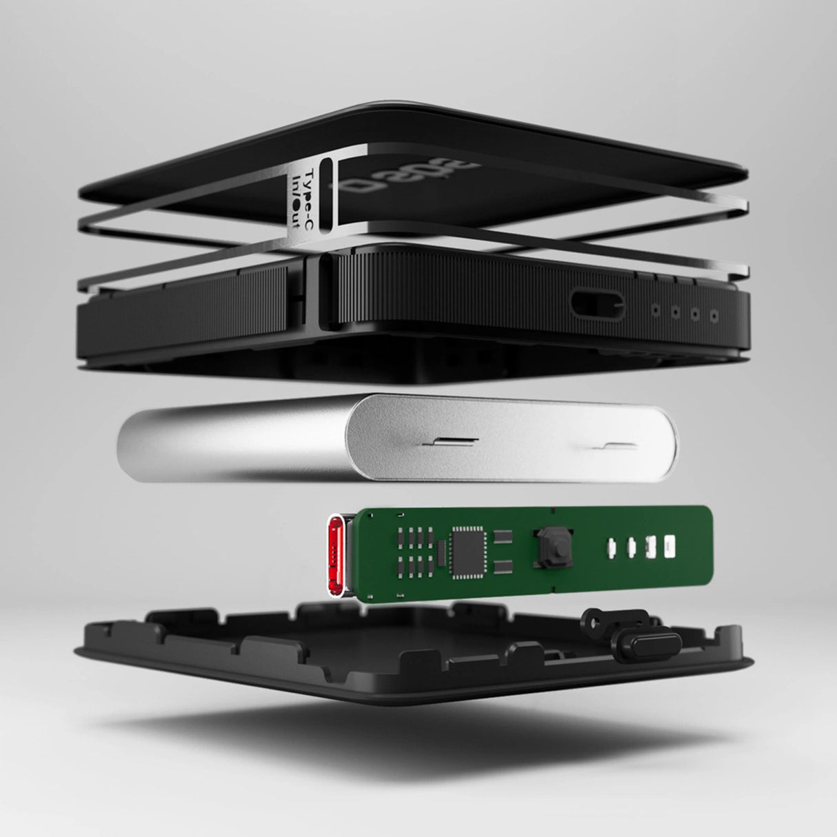 Powerbank SBS NanoTube 5000 mAh High-Density - sort