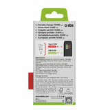 Powerbank SBS 20000 mAh 20W med indbygget USB-C-kabel og digital skærm - sort