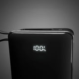 Powerbank SBS 20000 mAh 20W med indbygget USB-C-kabel og digital skærm - sort