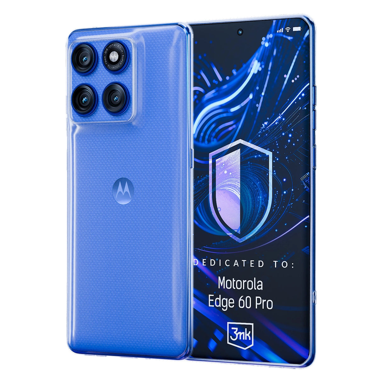 3mk Clear Case til Motorola Edge 60 Pro - gennemsigtig