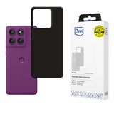 3mk Matt Case til Motorola Edge 60 Pro - Matte Black