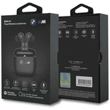 BMW M Metal M Logo Print ANC-ENC TWS Bluetooth-hovedtelefoner - sort