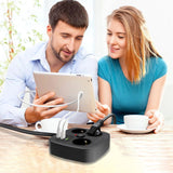 Tech-Protect PCS3X4 strømstrimmel, 3 stikkontakter, 2xUSB-A, 2xUSB-C 200 cm - sort