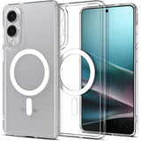 Spigen Ultra Hybrid Mag Case with MagSafe for Samsung Galaxy S25 Edge - Clear
