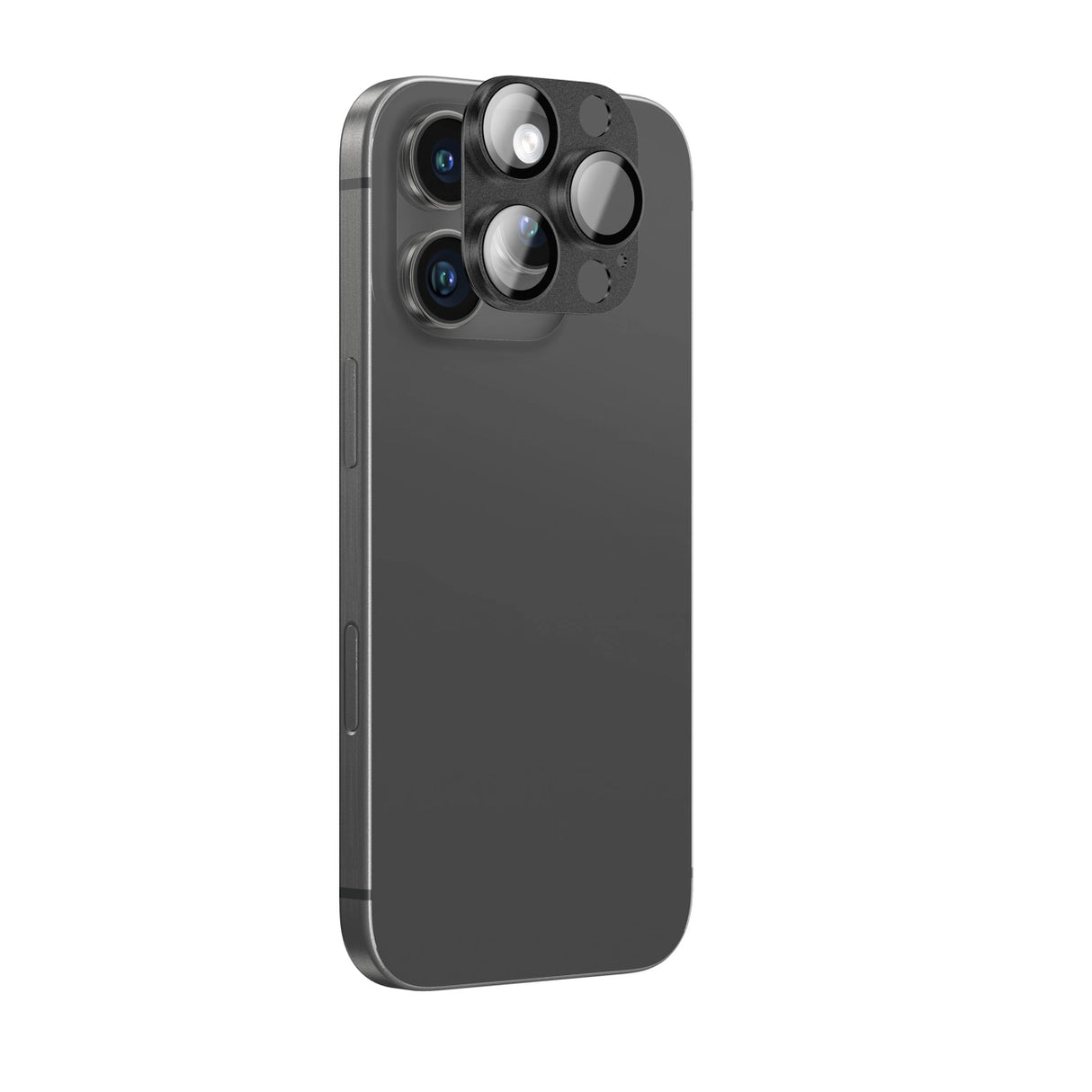 AmazingThing Aviation-Grade Alloy tempereret glas objektiv til iPhone 16 Pro / 16 Pro Max kamera objektiv - sort