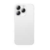 AmazingThing AR Aluminium 3 Lens Glass med Kamera Lens Frame til iPhone 16 Pro / 16 Pro Max - Silver